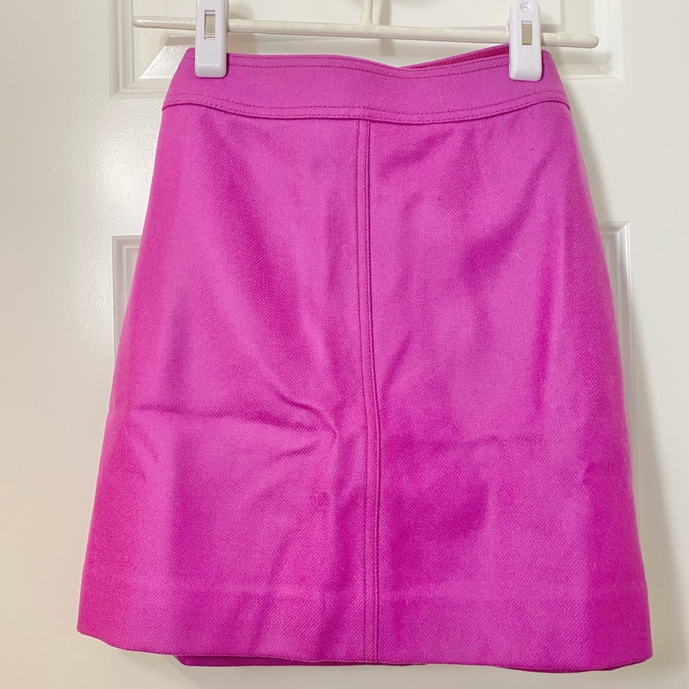 J. Crew Purple/Orchid wool skirt - Petite 6